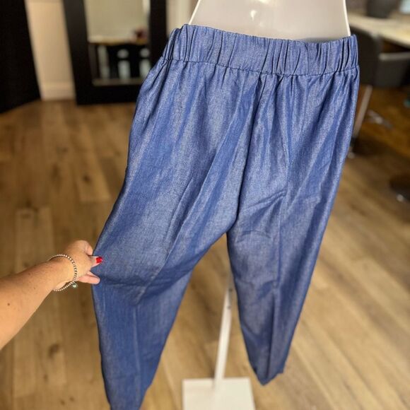 Robert Louis Denim Color Jogger Pants, Size Small - Picture 10 of 16